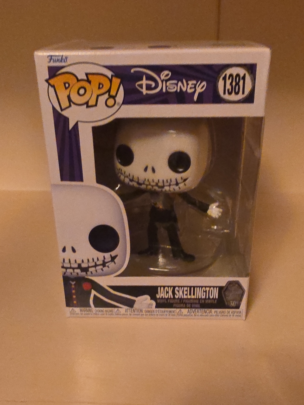 Funko Pop! Disney Jack Skellington Vinyl Figure - White & Black